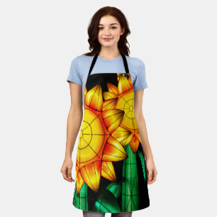 Solar Flare Sunflowers Apron