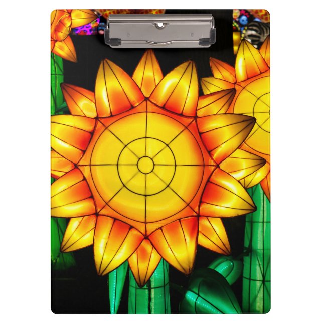 Solar Flare Sunflowers  Clipboard (Front)