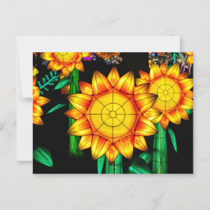 Solar Flare Sunflowers Postcard