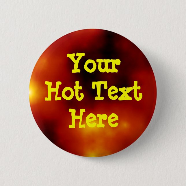 Solar Flare - Template Pinback Button (Front)