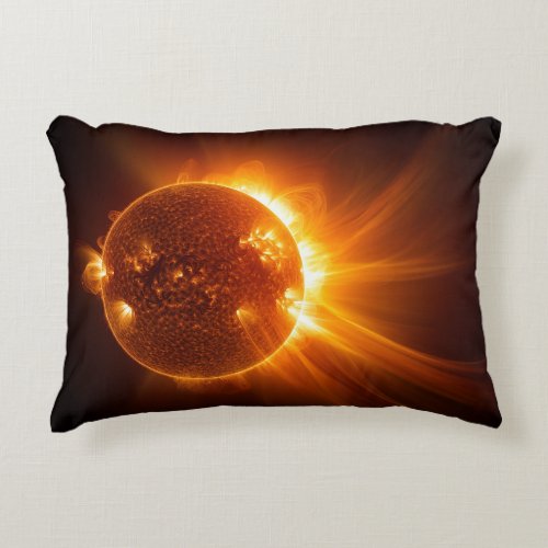 Solar Flares Accent Pillow