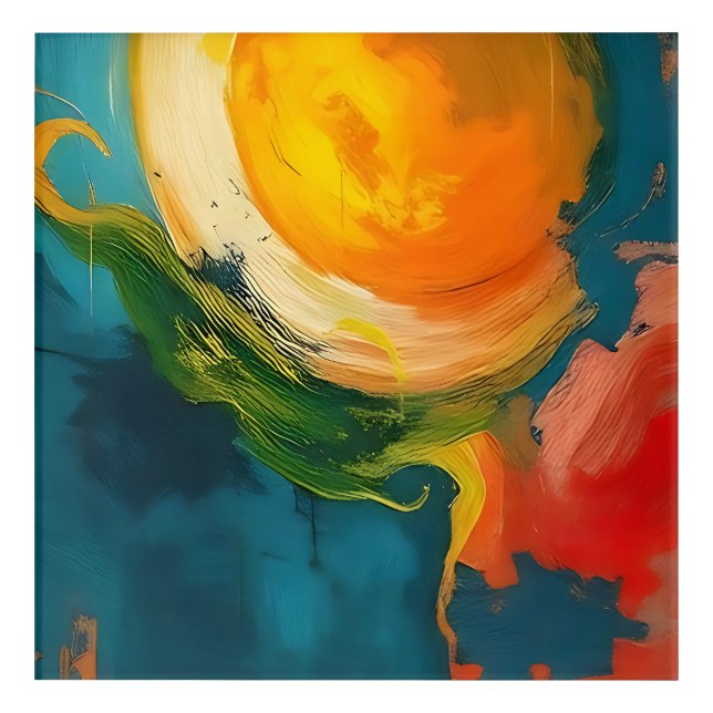 Solar Genesis Acrylic Print (Front)