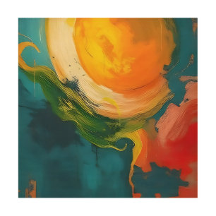 Solar Genesis Wood Wall Art