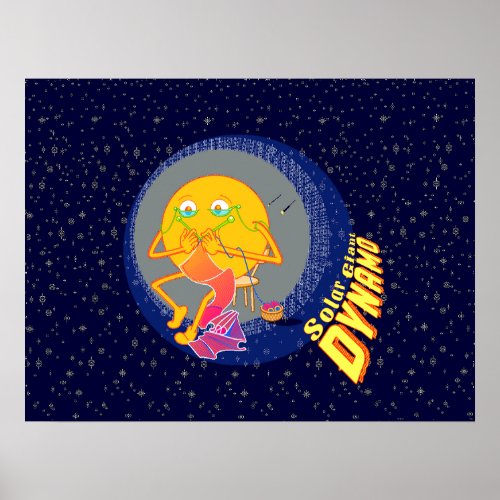 Solar Giant Dynamo Edition Home Orbital System Poster