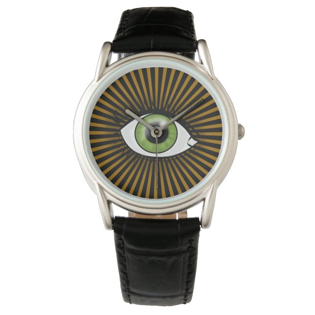 Solar Green Eye Watch (Front)