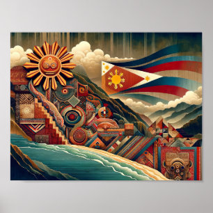 Solar Heritage: Abstract Odyssey of Filipino Art Poster