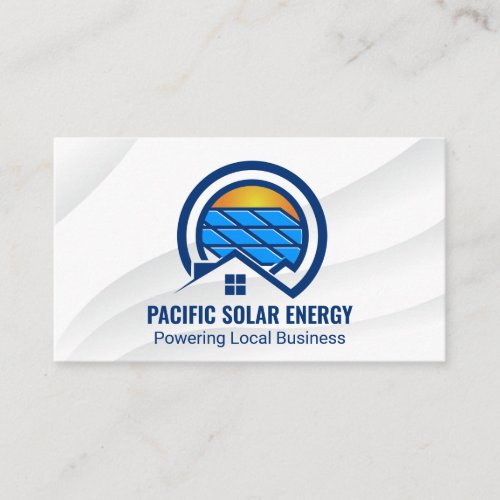 Solar Home Energy Logo Business Card