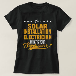 Solar Installation Electrician T-Shirt