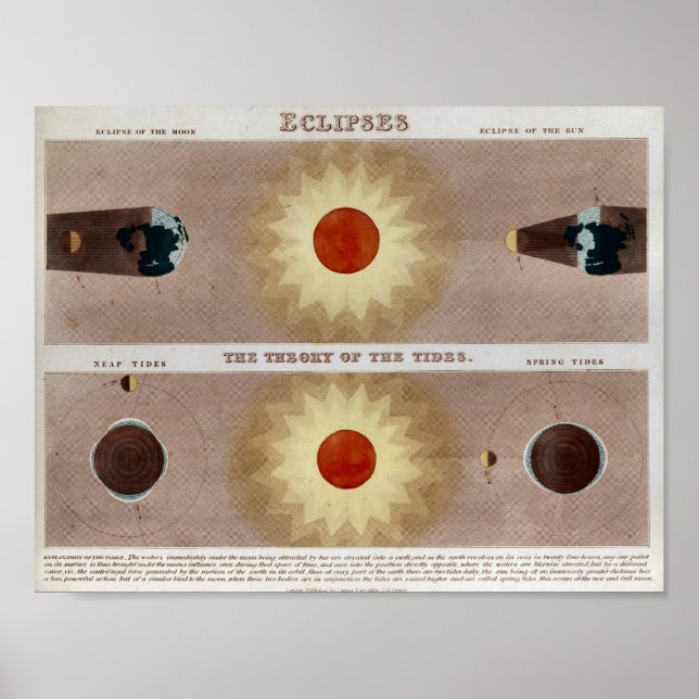 Solar Lunar Eclipses Print (Front)
