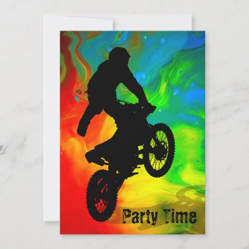 Solar Meltdown Motocross Personalized Announcements