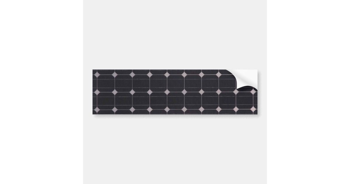 Solar Panel bumper sticker | Zazzle