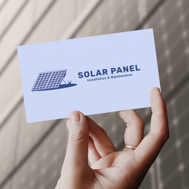 Solar Panel Business Card (Solar Panel Business Card)