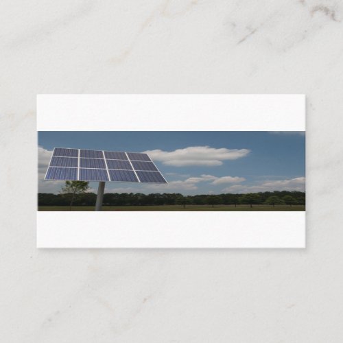 Solar panel company  business card