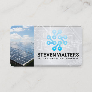 Solar Panel   Energy Tech Business Card