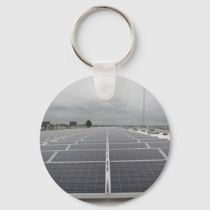 Solar Panel Field Keychain