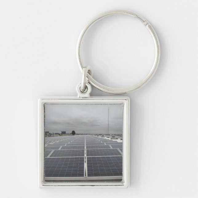 Solar Panel Field Keychain (Front)