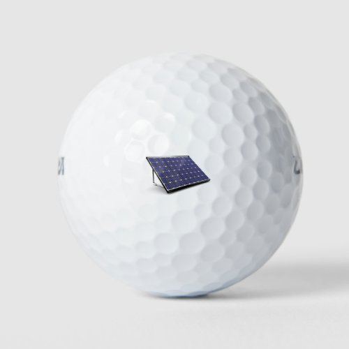 Solar panel golf balls