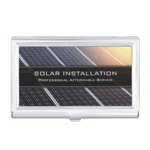 Solar Panel Installation - Business Card Case