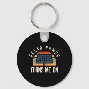 Solar Panel Solar Energy Solar Power  Keychain