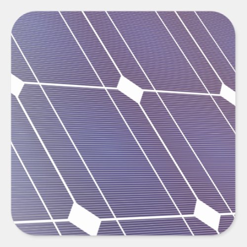 Solar panel square sticker