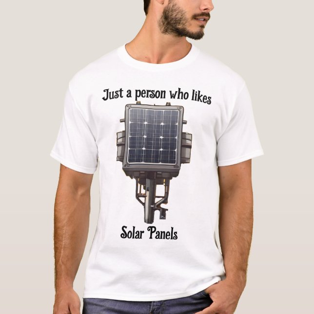 Solar panel T-Shirt (Front)