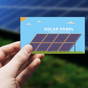 Solar Panels Business Card