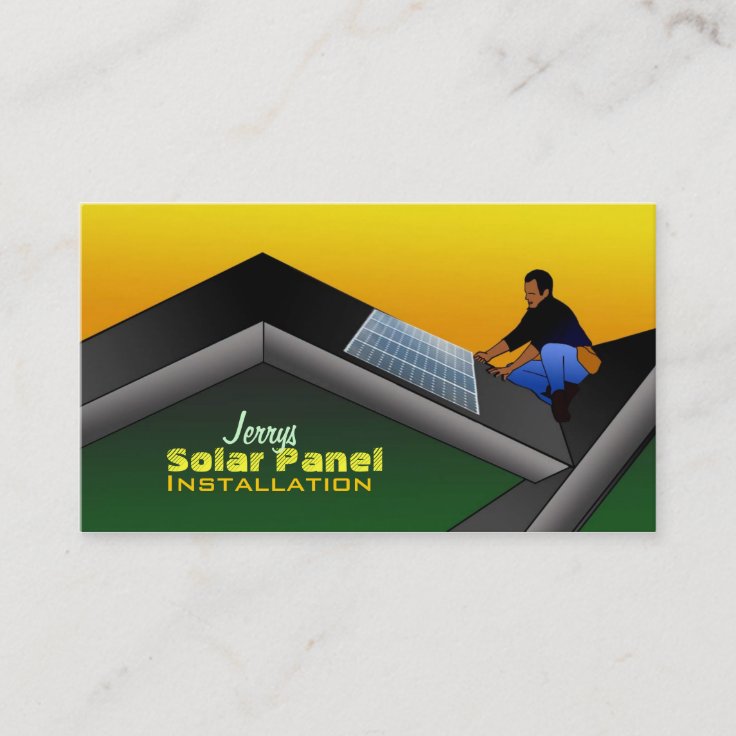 Solar Panels Business Cards | Zazzle