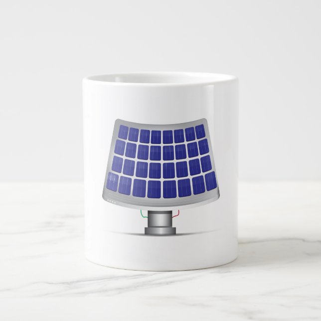 Solar Panels Giant Coffee Mug (Front)