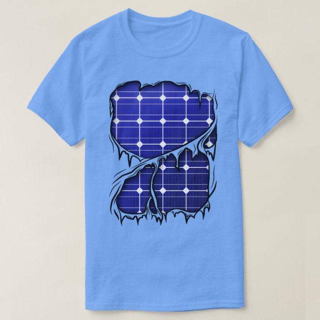 Solar Panels Inside Ecological Engineer Halloween  T-Shirt (Design Front)