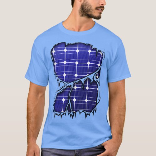 Solar Panels Inside Ecological Engineer Halloween  T_Shirt