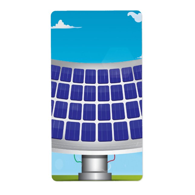 Solar Panels Label (Front)