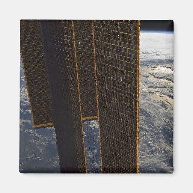 Solar panels of the International Space Station Magnet (Front)