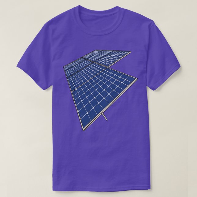 Solar Panels Renewable Energy Solar Panel T-Shirt (Design Front)