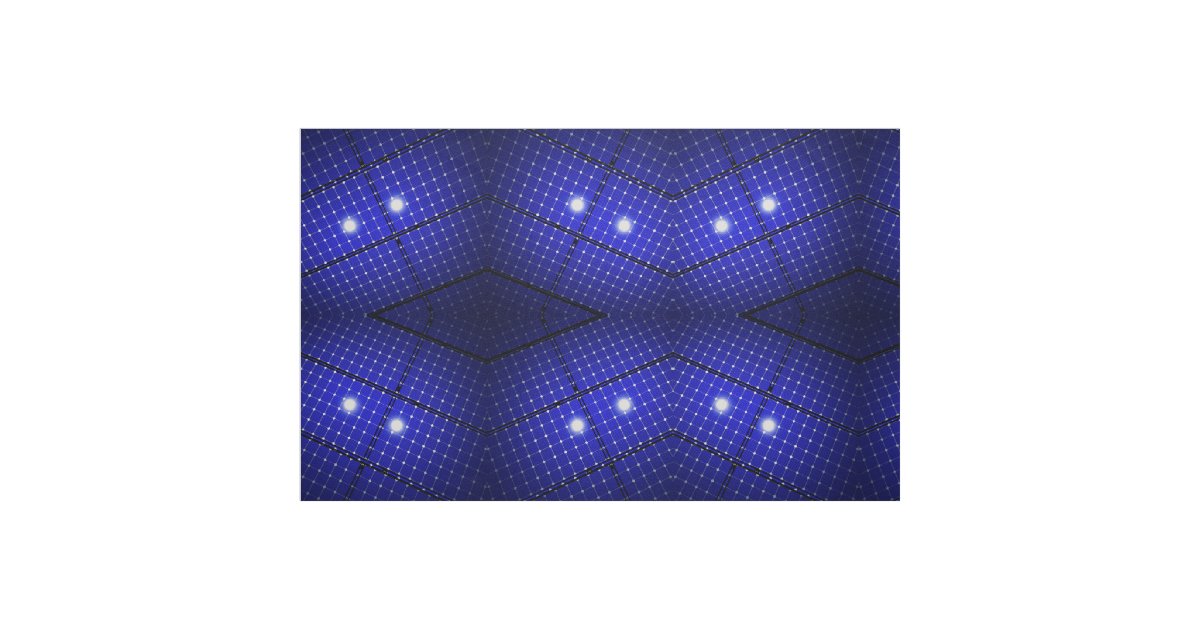 Solar panels roof fabric Zazzle
