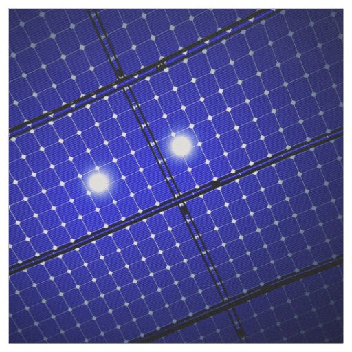 Solar panels roof fabric Zazzle