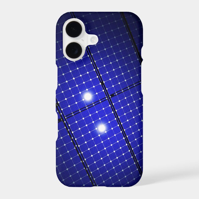 Solar panels roof iphone case (Back)