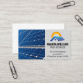 Solar Panels | Roof Solar Energy Business Card | Zazzle