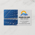 Solar Panels | Roof Solar Energy Business Card | Zazzle
