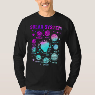 Solar Planets System Outer Space Dwarf Planets Ast T-Shirt