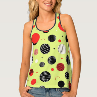 Solar Pop Abstract Geometric Tank Top