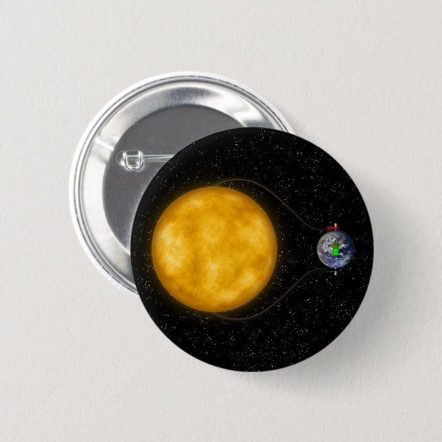 Solar Power -  Button (Front & Back)