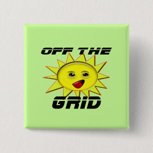 Solar Power Gifts and Promotional Products T-shirt Button