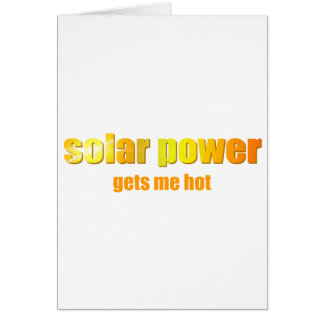 Solar Power Hot! Cards