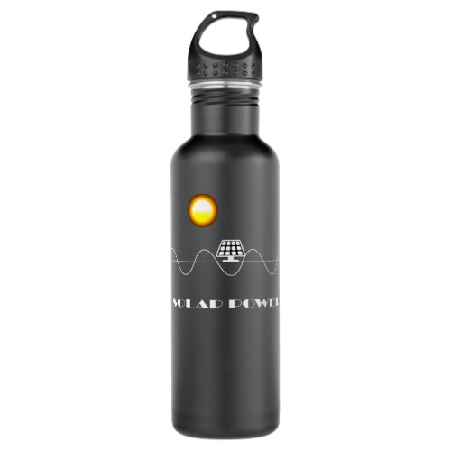 Solar Power Photovoltaic Power Generator Climate C Stainless Steel Water Bottle