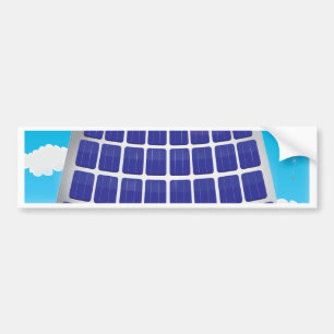 Solar Power Plant Bumper Sticker