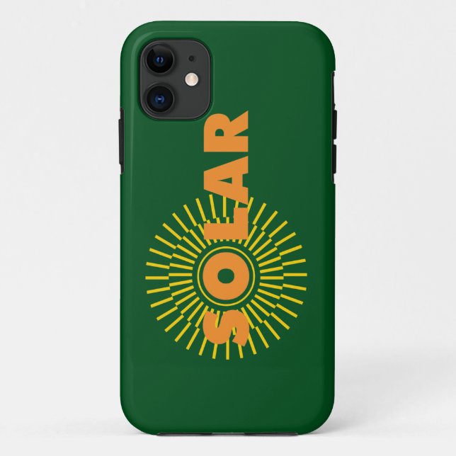 Solar Power Sun Case-Mate iPhone Case (Back)