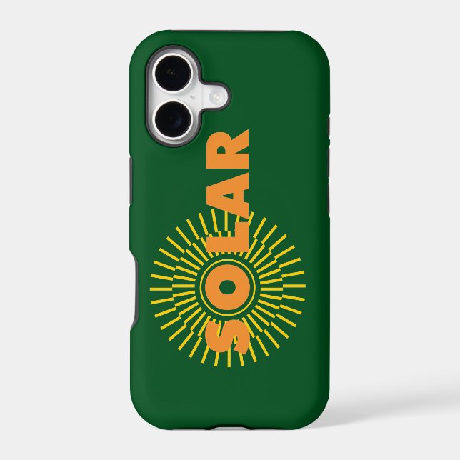 Solar Power Sun Iphone Case (Back)