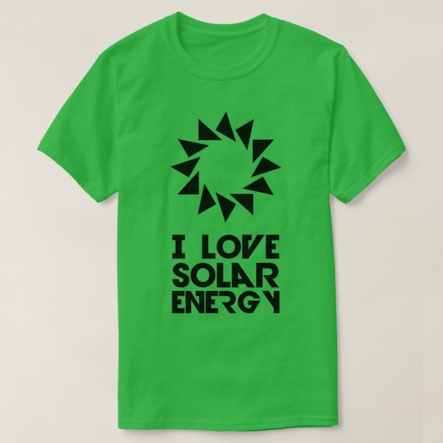 solar power T-Shirt (Design Front)