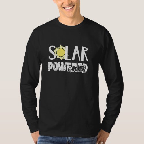 Solar Powered Energy Reverse Photovoltaic Climate  T_Shirt