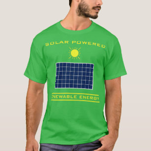 Solar Powered Renewable Energy T-Shirt